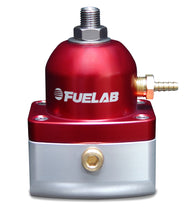 Carica l'immagine nel visualizzatore di Gallery, Fuelab 515 TBI Adjustable FPR 10-25 PSI (2) -10AN In (1) -6AN Return - Red