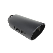 Laden Sie das Bild in den Galerie-Viewer, RBP RX-7 High Heat Textured Exhaust Tip Inlet 4in. / Outlet 7in. / Length 18in. - Black