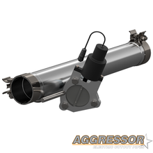 Cargar imagen en el visor de la galería, QTP 09-18 Ram 1500 3in 304SS Aggressor Cutout Mid Pipe