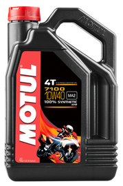Motul 4L 7100 4-Stroke Engine Oil 10W40 4T - Single image 1