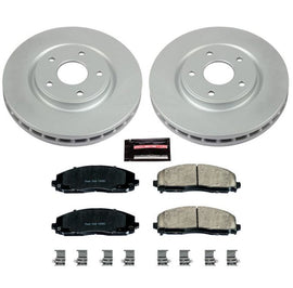 Power Stop 17-19 Chrysler Pacifica Front Z17 Evolution Geomet Coated Brake Kit - 2to4wheels
