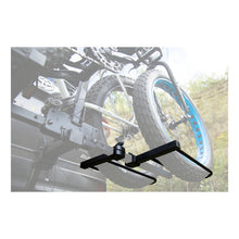 Carica l&#39;immagine nel visualizzatore di Gallery, Curt Tray-Style Bike Rack Cradles for Fat Tires (4-7/8in I.D. 2-Pack)
