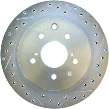 Charger l&#39;image dans la galerie, StopTech 89-96 Nissan 300ZX Select Sport Slotted &amp; Drilled Left Rear Brake Rotor