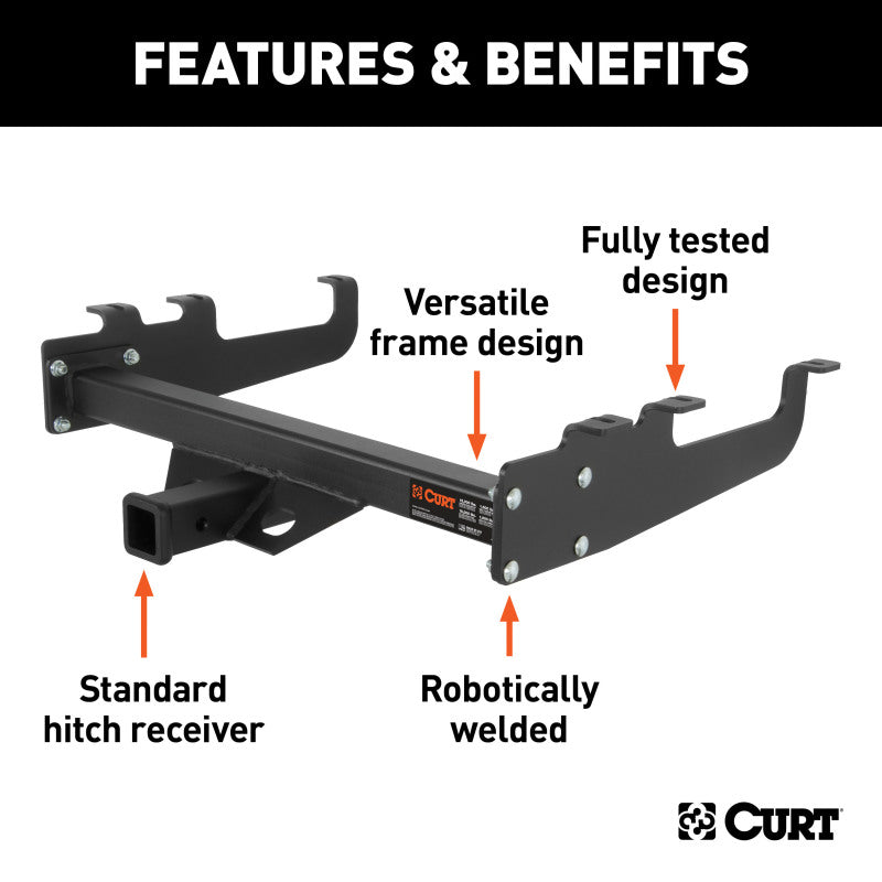 Curt Universal Class 5 Multi-Fit Trailer Hitch w/2in Receiver
