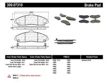 गैलरी व्यूवर में इमेज लोड करें, StopTech Performance 04-08 Cadillac XLR/XLR-V / 97-10 Corvette / 05-06 Pontiac GTO Front Brake Pads