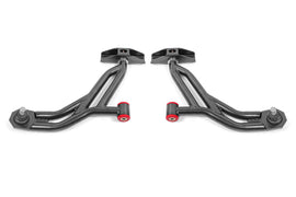 BMR 10-14 Ford Mustang / Shelby GT500 Non-Adj. Lower A-Arms (Poly/Delrin) - Black Hammertone - 2to4wheels