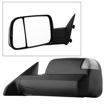 Carica l&#39;immagine nel visualizzatore di Gallery, Xtune Dodge Ram 1500 09-12 Extendable Heated Adjust Mirror Black HoUSing Left MIR-DRAM09S-PWH-L
