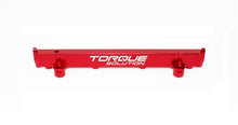गैलरी व्यूवर में इमेज लोड करें, Torque Solution Mitsubishi Evo 4/5/6/7/8/9 Billet Aluminum Top Feed Fuel Rail - Red