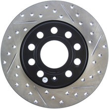 Carica l&#39;immagine nel visualizzatore di Gallery, StopTech Slotted &amp; Drilled Sport Brake Rotor