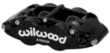 गैलरी व्यूवर में इमेज लोड करें, Wilwood Caliper Forged Narrow Superlite FNSL4R-DS Dust Seal 1.12/1.12 1.10in Rotor Width - Black