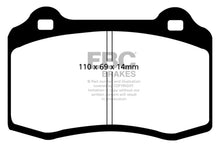 Cargar imagen en el visor de la galería, EBC 96-00 Lotus Esprit Turbo 2.0 Turbo GT3 Redstuff Front Brake Pads