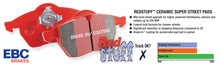 Carica l&#39;immagine nel visualizzatore di Gallery, EBC 2016+ Chevrolet Malibu 1.5L Turbo (Mech PB) Redstuff Rear Brake Pads