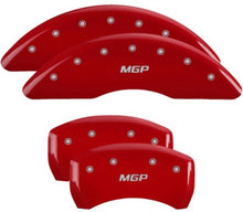 Charger l&#39;image dans la galerie, MGP 4 Caliper Covers Engraved Front &amp; Rear MGP Red Finish Silver Char 2019 Mercedes-Benz GLE43 AMG