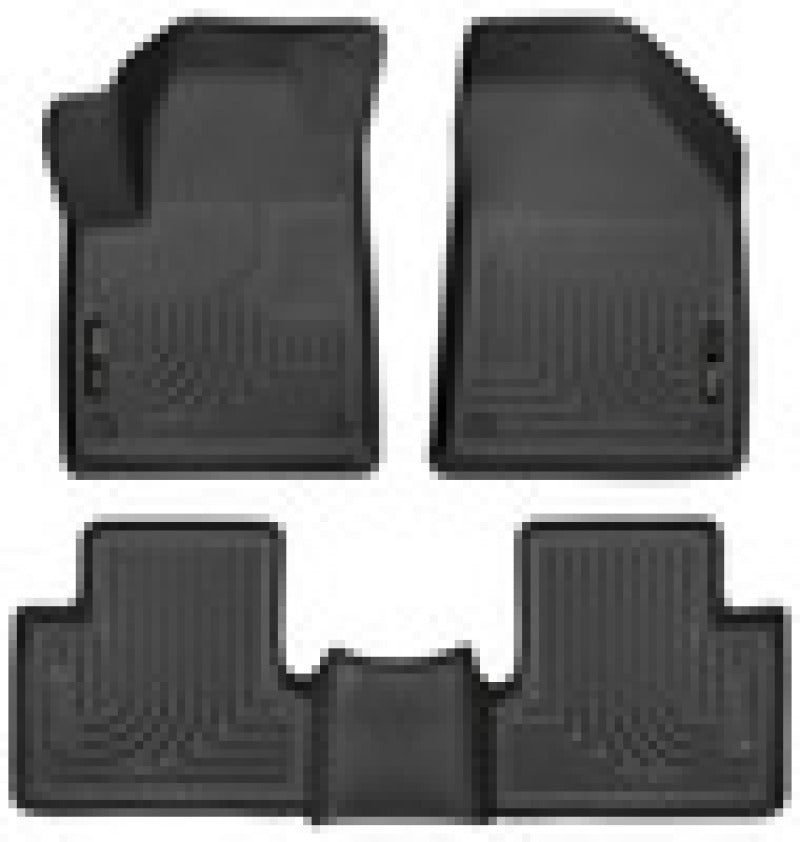 Husky Liners 2015 Jeep Cherokee WeatherBeater Combo Black Floor Liners - 2to4wheels