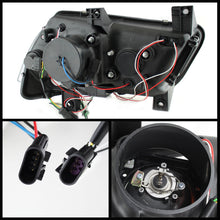 Laden Sie das Bild in den Galerie-Viewer, Spyder Dodge Charger 11-14 Projector Headlights Halogen - Light Tube DRL Blk PRO-YD-DCH11-LTDRL-BK