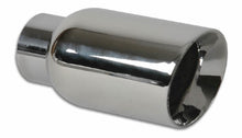Carica l&#39;immagine nel visualizzatore di Gallery, Vibrant 4in OD Round SS Exhaust Tip (Double Wall Angle Cut Beveled Outlet) 3in. ID Inlet