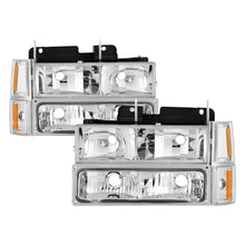 Laden Sie das Bild in den Galerie-Viewer, xTune GMC C/K Series 94-98 Headlights w/ Corner and Parking Lights - Chrome HD-JH-GCK94-C-SET