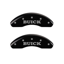 Charger l&#39;image dans la galerie, MGP 4 Caliper Covers Engraved Front Buick Rear Black Finish Silver Char 2017 Buick Cascada