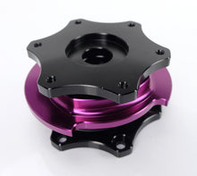 गैलरी व्यूवर में इमेज लोड करें, NRG Quick Release SFI SPEC 42.1 - Shiny Black Body / Shiny Purple Ring