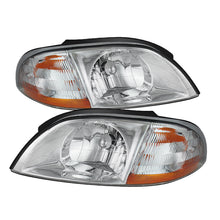 गैलरी व्यूवर में इमेज लोड करें, Xtune Ford Windstar 99-03 Crystal Headlights Chrome HD-JH-FWIN99-AM-C