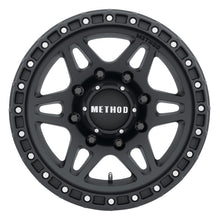 Laden Sie das Bild in den Galerie-Viewer, Method MR312 17x8.5 0mm Offset 8x170 130.81mm CB Matte Black Wheel