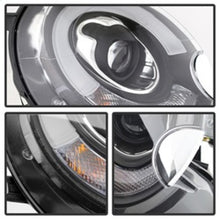 Laden Sie das Bild in den Galerie-Viewer, Spyder Mini Cooper 2007-2012 Projector Headlights Halogen Model Only - DRL Black PRO-YD-MC07-DRL-BK