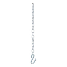 Load image into Gallery viewer, Curt 27in Safety Chain w/1 S-Hook (7000lbs Clear Zinc)