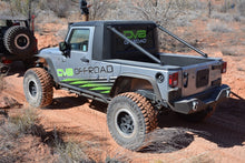 Load image into Gallery viewer, DV8 Offroad 07-18 Jeep Wrangler JK Steel Rock Guard/Sliders - Black (4 Door)