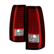 Carica l&#39;immagine nel visualizzatore di Gallery, Xtune Chevy Silverado 1500/2500/3500 03-06 LED Tail Lights Red Clear ALT-ON-CS03-LED-RC