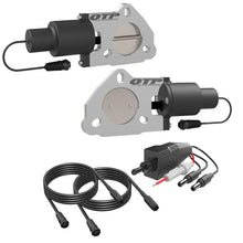 Cargar imagen en el visor de la galería, QTP 2.5in Bolt-On QTEC Dual Electric Cutout Valves - Pair