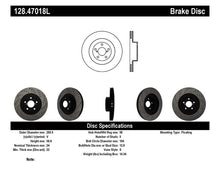 Charger l&#39;image dans la galerie, StopTech 02-10 WRX Drilled Left Front Rotor
