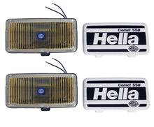 Laden Sie das Bild in den Galerie-Viewer, Hella 550 Series 55W 12V H3 Fog Lamp Kit - Amber