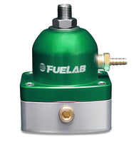 Laden Sie das Bild in den Galerie-Viewer, Fuelab 515 EFI Adjustable FPR Large Seat 25-90 PSI (2) -6AN In (1) -6AN Return - Green