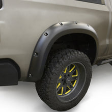 Laden Sie das Bild in den Galerie-Viewer, Lund 2019 Chevy Silverado 1500 RX-Rivet Style Textured Elite Series Fender Flares-Black (2Pc.Rear)