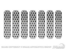 Cargar imagen en el visor de la galería, DV8 Offroad 2007-2018 Jeep JK Black Grille Inserts