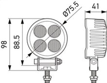 Carica l&#39;immagine nel visualizzatore di Gallery, Hella ValueFit LED Work Light TR1700 LED MV CR LT