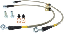 Laden Sie das Bild in den Galerie-Viewer, StopTech 02-05 Honda Civic Stainless Steel Front Brake Line Kit