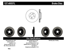 गैलरी व्यूवर में इमेज लोड करें, StopTech 02-06 Acura RSX Type S / 06-09 Honda Civic Si Slotted &amp; Drilled Left Front Rotor