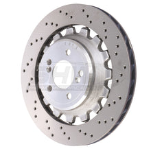 Carica l'immagine nel visualizzatore di Gallery, SHW 19-21 BMW M2 Competition 3.0L Right Rear Cross-Drilled Lightweight Brake Rotor