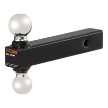 Carica l&#39;immagine nel visualizzatore di Gallery, Curt Multi-Ball Mount (2in Hollow Shank 2in &amp; 2-5/16in Chrome Balls)