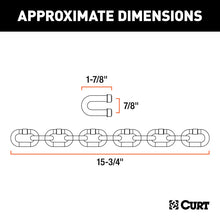 Carica l&#39;immagine nel visualizzatore di Gallery, Curt Replacement Weight Distribution Chain Kit