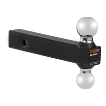 Carica l&#39;immagine nel visualizzatore di Gallery, Curt Multi-Ball Mount (2in Hollow Shank 2in &amp; 2-5/16in Chrome Balls)
