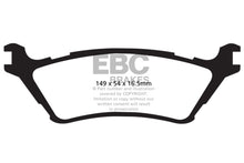 Carica l&#39;immagine nel visualizzatore di Gallery, EBC 15+ Ford F150 2.7 Twin Turbo (2WD) Yellowstuff Rear Brake Pads
