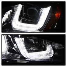 गैलरी व्यूवर में इमेज लोड करें, Spyder Volkswagen Golf VII 14-16 Projector Headlights DRL LED Blk Stripe Blk PRO-YD-VG15-BLK-DRL-BK