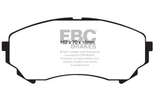 Charger l&#39;image dans la galerie, EBC 08-13 Cadillac CTS 3.6 (315mm Rear Rotors) Ultimax2 Front Brake Pads