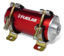 Laden Sie das Bild in den Galerie-Viewer, Fuelab Prodigy Reduced Size Carb In-Line Fuel Pump w/Internal Bypass - 800 HP - Red