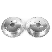 Cargar imagen en el visor de la galería, Power Stop 13-16 Scion FR-S Rear Evolution Drilled &amp; Slotted Rotors - Pair