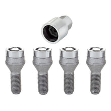 Laden Sie das Bild in den Galerie-Viewer, McGard Wheel Lock Bolt Set - 4pk. (Cone Seat) M12X1.5 / 17mm Hex / 25.5mm Shank Length - Chrome