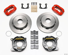 गैलरी व्यूवर में इमेज लोड करें, Wilwood Forged Dynalite P/S Park Brake Kit Red Big Ford 2.36in Offset Currie Blank