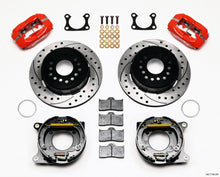 गैलरी व्यूवर में इमेज लोड करें, Wilwood Forged Dynalite P/S P-B Kit Drilled-Red Big Ford 2.36in Offset